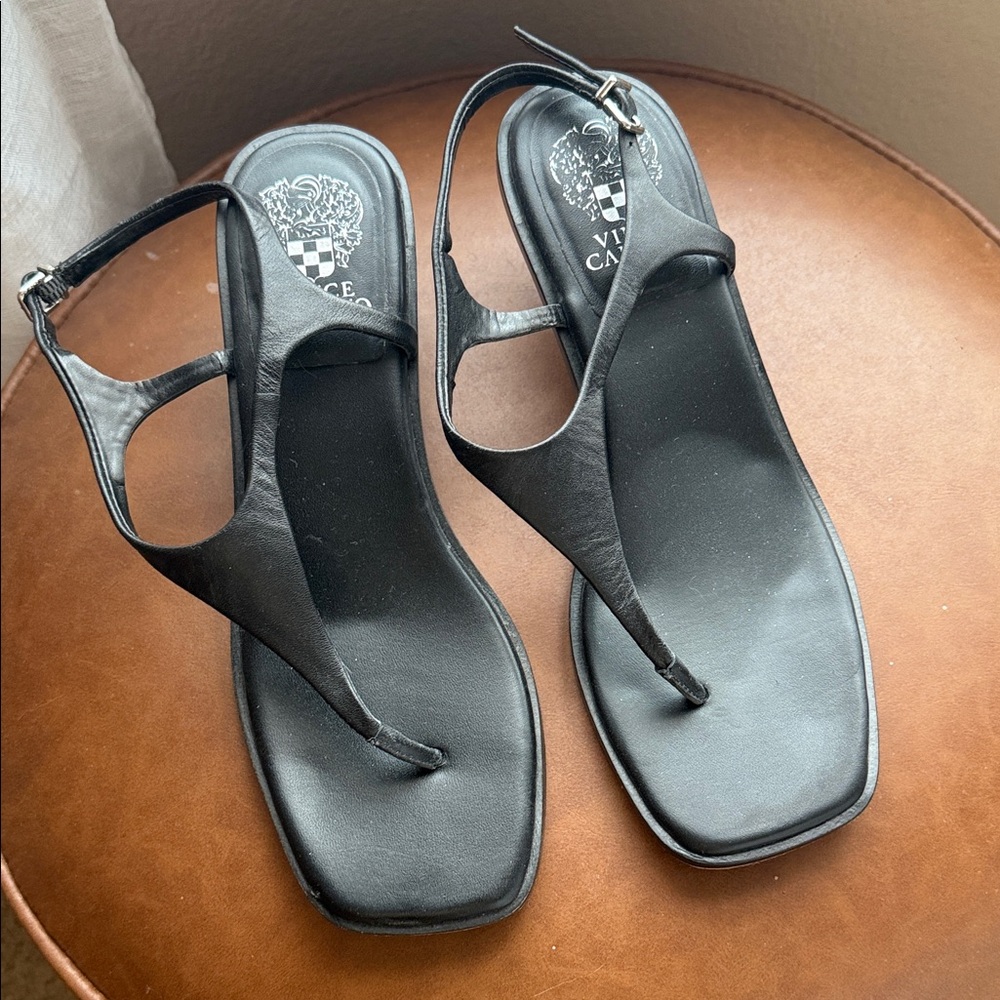 Vince Camuto Elegant Black Sandals